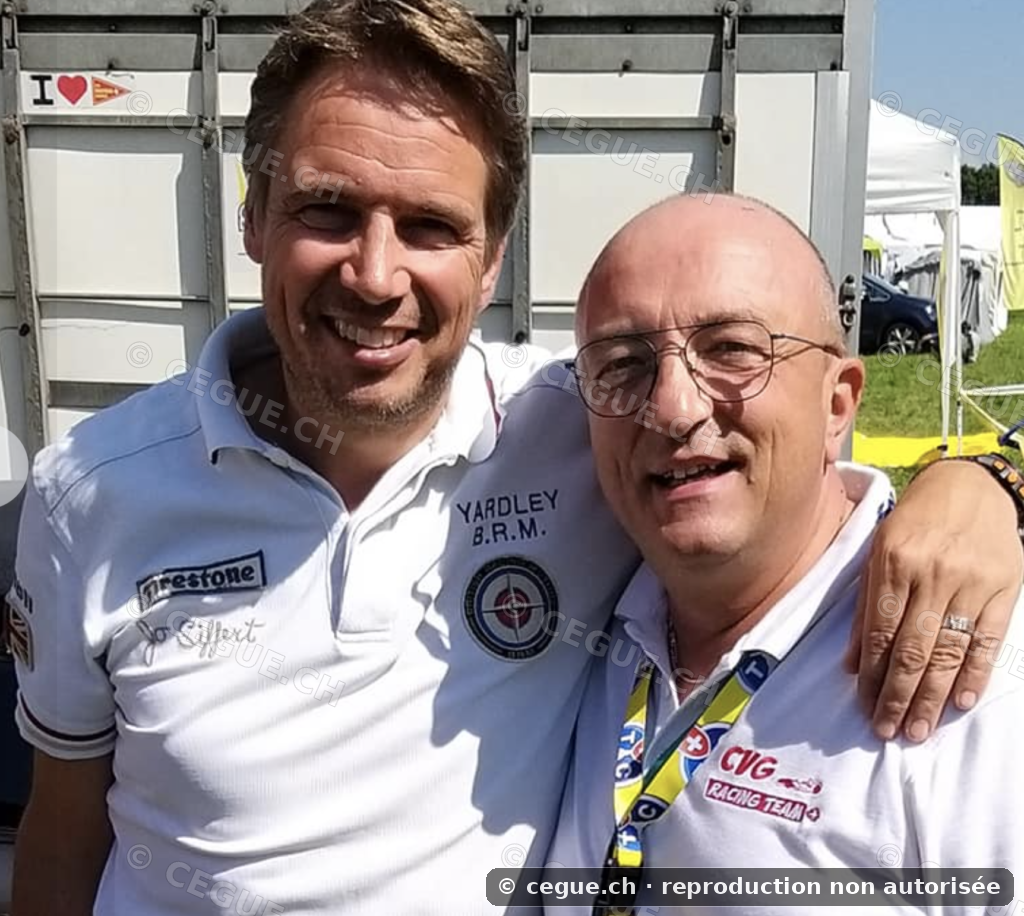 Cédric Gueniat avec Philippe Siffert