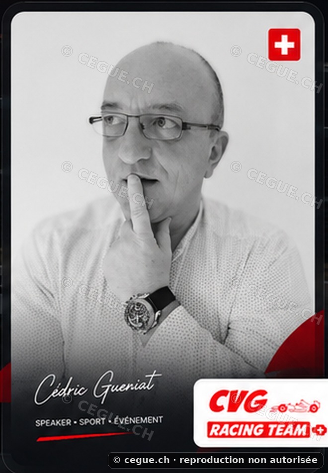 Portrait en noir et blanc de Cédric Gueniat dans la nouvelle identité visuelle